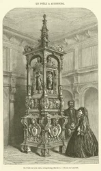 A Terracotta Stove, in Augsburg, Bavaria (engraving)