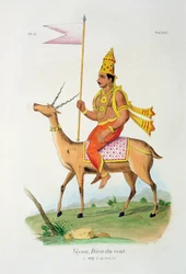 Vayu, Engraved by C. de Motte (1785-1836)
