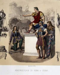 Vercingetorix Surrenders to Caesar (52 BC)
