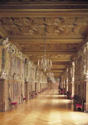 View down the length of the Gallery of Francis I