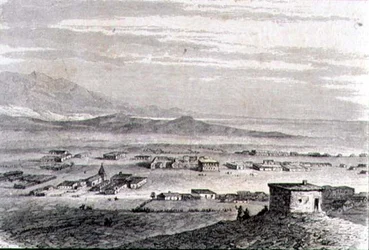 View of Los Angeles in the 1860s