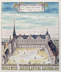 View of the Chateau de Plessis-les-Tours in the Tourraine
