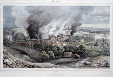 View of the Foundry and Crystallerie du Creusot