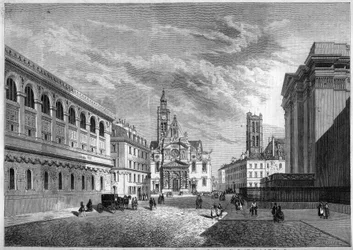 View of the Sainte Genevieve mountain, Paris