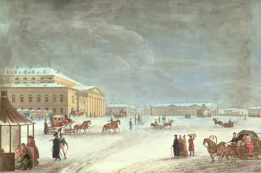 View of the Square and the Grand Theatre, St Petersburg