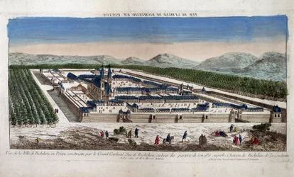 View of the city of Richelieu in Poitou - Optical