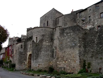 View of the fortified village