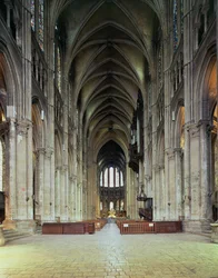 View of the nave, begun 1194