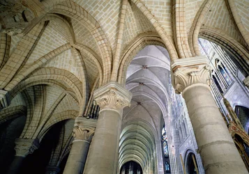 View of the Vaulting in the Ambulatory, c.1140-44