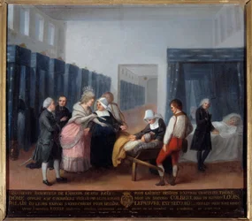 Visit of Monsieur and Madame Necker to the Hospice of Charity