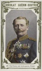Von Einem, Minister of War, Prussia