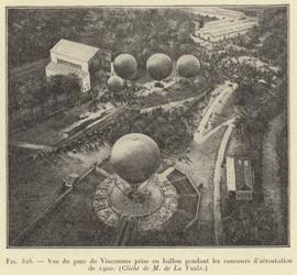 View of the Vincennes Park Taken from a Balloon During the Aerostation Competitions of 1900