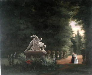 Walking in the Folie-Beaujon in Paris, c.1830