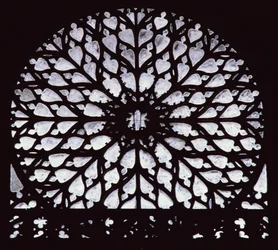 West rose window