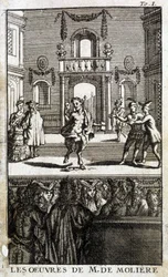 Wildlife and characters on stage with public - in 