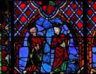 Window depicting the Adoration of the Magi
