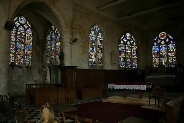 Window w0 depicting an internal view of the north side of the church