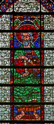 Window w109 depicting an Apostle