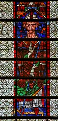 Window w109 depicting an Archbishop