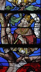 Window depicting King Solomon on the Tree of Jesse