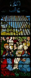 Window depicting St Thomas preaching