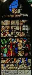 Window depicting St Agnes - arrested
