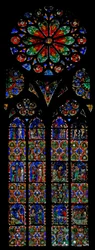 Window w17 depicting the Creation and Genesis