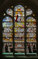 Window depicting the Resurrection