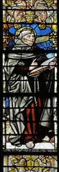 Window depicting St Thibault