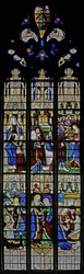 Window depicting the Life of the Virgin Mary