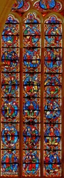 Window depicting St Maurice
