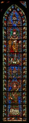 Window w201 depicting St Vincent and Urbain I