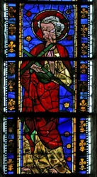 Window depicting St Andrew