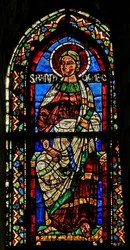 Window w203 depicting St Bartholomew