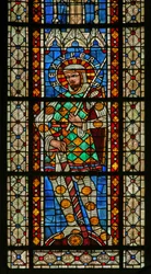 Window w203 depicting St Exupery