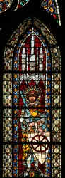 Window w203 depicting St George