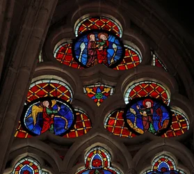 Window depicting the Annunciation