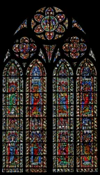 Window w204 depicting Female Saints