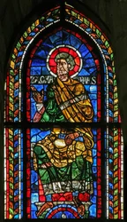 Window w207 depicting Zachariah