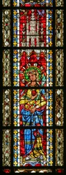 Window w208 depicting St Foy