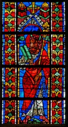 Window depicting Moses