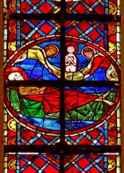 Window depicting St Vincent