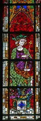 Window w212 depicting Solomon