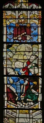 Window depicting the Ascension