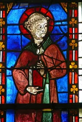 Window w21 depicting St Sylvester