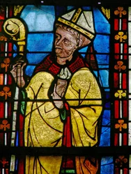 Window w21 depicting a donor - Jean de Bernieres
