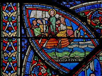 Life of St Eustache: He Sets Off with His Family to Egypt