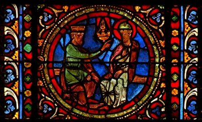 St Germain with King Childebert
