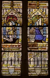 Window w3 depicting donors