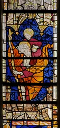 Window depicting St Christopher